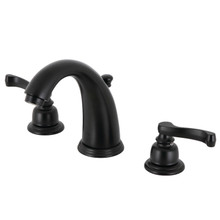 Kingston Brass  KB980FL Royale Widespread Bathroom Faucet, - Matte Black