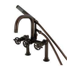 Kingston Brass  AE8405CG Fuller 7-Inch Deck Mount Clawfoot Tub Faucet, - Oil Rubbed Bronze