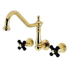 Kingston Brass  KS1022PKX Duchess Wall Mount Roman Tub Faucet, - Polished Brass