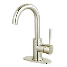 Kingston Brass  Fauceture LS843DLPN Concord Single-Handle Bathroom Faucet with Push Pop-Up, - Polished Nickel