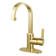 Kingston Brass  Fauceture LS8212CTL Continental Single-Handle Bathroom Faucet, - Polished Brass