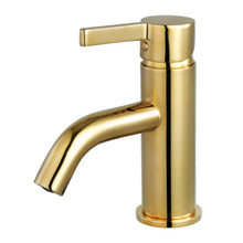 Kingston Brass  Fauceture LS8222CTL Continental Single-Handle Bathroom Faucet with Push Pop-Up, - Polished Brass