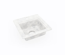 Swanstone BS01515.130 15 x 15  Dual Mount Entertainment Sink in Ice