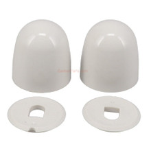 Gerber  GA715050 Tall Bowl Bolt Caps & Washers for All Gerber Gravity Toilets Plastic (Bag of 2) - White