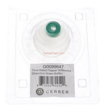 Gerber  G0099647 Flapper 1.6gpf 2" Diameter Time-Rated with Beaded Chain (incl. Green Baffle) for Mirage Aqua Saver Maxwell SE Maxwell and Viper Tanks (through model year 2013)