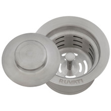 Ruvati  Kitchen Sink Garbage Disposal Flange with Basket Strainer and Stopper - Stainless Steel - RVA1052ST