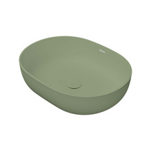 Ruvati  19-inch Avocado Lime Green epiStone Solid Surface Bathroom Vessel Sink - RVB2119GN