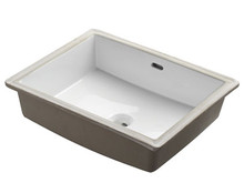 Madeli Cb-2015-WH Ceramic Undermount Sink 20" W X 15 3/4" D X 6 7/8 " H with Overflow - White