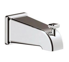 Aquabrass 10232BN 5" 1/ 2 Square Tub Spout With Diverter - Brushed Nickel