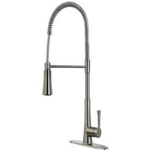 Price Pfister LG529-MCS Zuri Culinary Single Handle Professional Spring Spout Kitchen Faucet - Stainless