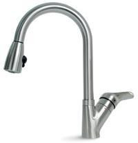 Hamat 3 2869 Pc One Handle Pull Down Kitchen Faucet Polished Chrome