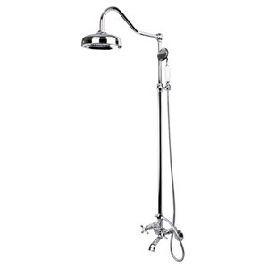Kingston Brass Clawfoot Tub Faucet Shower Riser Faucet With Hand