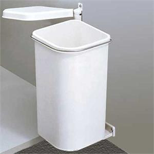 Richelieu 350530 Bathroom Under Cabinet Small Waste Bin - 5 Liter- White