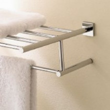 Valsan Braga 676632CR 23 5/8" Towel Bar & Shelf  - Chrome