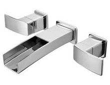 Price Pfister Kenzo LG49-DF1C Two Handle Wall Mount Lavatory Faucet - Chrome
