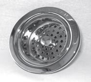 Trim To The Trade 4T-231-6 Post Style Basket Strainer for Kitchen Sink - Satin Chrome