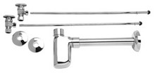Mountain Plumbing MT9000-NL-TB Lav Supply Kits W/Decorative Trap - Tuscan Brass