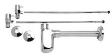 Mountain Plumbing MT7000-NL/PVD Brass Lav Supply Kits W/Decorative Trap -  Polished Brass