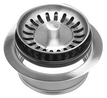 Mountain Plumbing MT200EV PS Waste Disposer Flange + Stopper Strainer - Polished Stainless