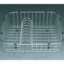 Hamat Dishes Rinsing Basket for Sink - Stainless Steel 19" x 16 1/4" x 6"