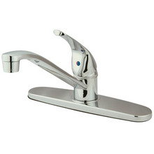 Kingston Brass Single Handle Kitchen Faucet - Polished Chrome KB5710