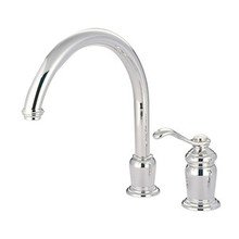 Kingston Brass Single Handle High Spout Kitchen Faucet - Polished Chrome