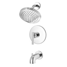 Price Pfister LG89-8NCC Contempra Tub and Shower Faucet Trim with Single Function Rain Shower Head - Polished Chrome