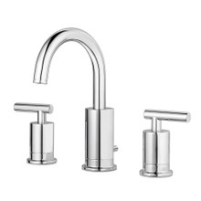 Price Pfister LG49-NC1C Contempra Two Handle Widespread Bathroom Faucet with Metal Pop-Up Assembly - Polished Chrome