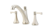 Price Pfister LG49-DE0K Arterra Two Handle Widespread Bathroom Faucet with Metal Pop-Up Drain - Brushed Nickel