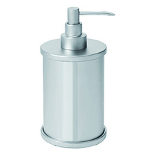 Valsan Pombo Scirocco Freestanding Liquid Soap Dispenser - Satin Nickel