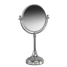Valsan Classic Freestanding Magnify Mirror - Satin Nickel