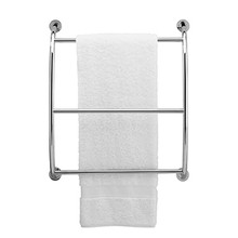 Valsan Essentials Wall Mounted Three Tier Towel Rack 21 3/4" W x 24" H - Polished Nickel