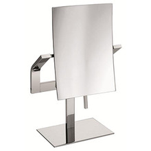 Valsan Sensis Freestanding Magnifying Mirror x3 with Stand - Polished Nickel