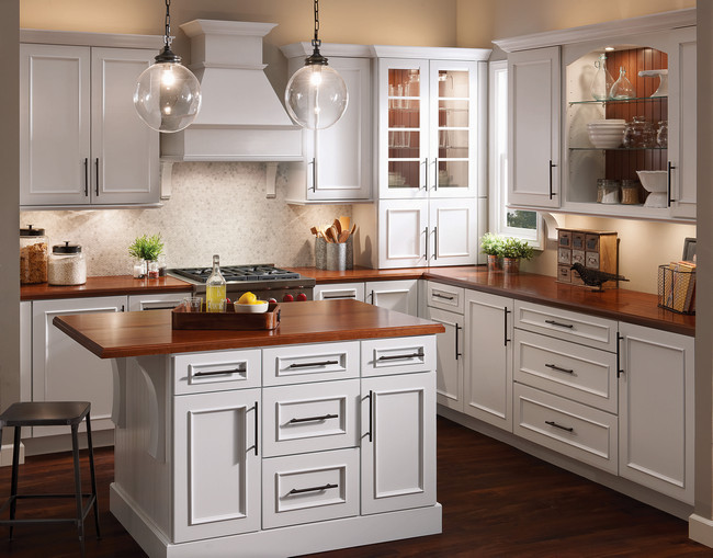 Kraftmaid Kitchen Cabinets Square Recessed Panel - Solid (AB3M) Maple ...