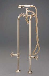 Cheviot  3970-AB Free Standing Water Supply Lines With Stop Valves for Tub Faucet  - Antique Bronze