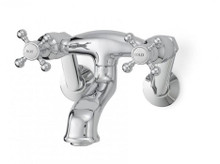 Cheviot  5138-CH Two Handle Tub or Wall Mounted Tub Filler Faucet with Cross Handles  - Chrome