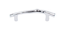 Top Knobs  M1961 Aspen II Twig Pull 3 1/2" (c-c) - Polished Chrome