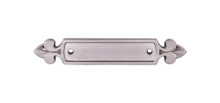 Top Knobs  M2130 Tuscany Dover Backplate 2 1/2" - Brushed Satin Nickel