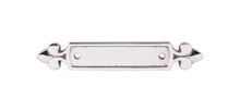 Top Knobs  M2133 Tuscany Dover Backplate 2 1/2" - Polished Nickel