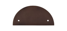 Top Knobs  TK54ORB Sanctuary Half Circle Backplate 3 1/2" (c-c) - Oil Rubbed Bronze