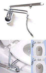 GoBidet GB2003-C Bidet Attachment for Toilet Seat - Chrome