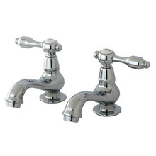 Kingston Brass Two Handle with Two Spouts Basin Lavatory Faucet - Polished Chrome