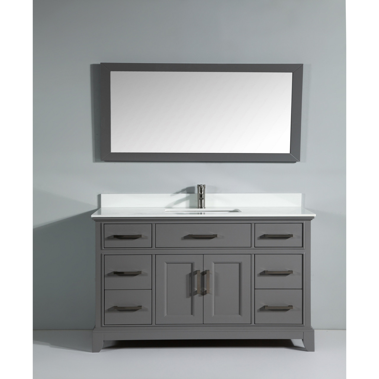 Vanity Art Va1060g 60 Inch Single Sink Vanity Cabinet With
