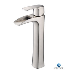 FFT3072BN Fresca Fortore Single Hole Vessel Mount Bathroom Vanity Faucet - Brushed Nickel