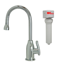 Mountain Plumbing MT1803FIL-NL-CPB Point-of-Use Drinking Faucet & Mountain Pure Water Filtration System - Polished Chrome