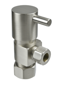 Mountain Plumbing MT5003L-NL-PVD Compression Angle Valve - Polished Brass
