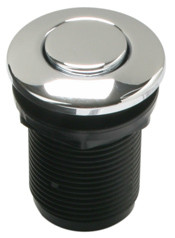 Mountain Plumbing  MT955-BL   Round  Air Switch Push Button for Disposer  - Black