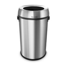 Alpine  470-65L Stainless Steel Open Top Trash Can