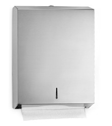 Alpine  480 Stainless Paper Wall Mount Towel Dispenser - C-Fold/Multifold