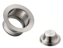 Whitehaus WH007EXT-BN cyclonehaus Extended Brass Flange for Deep Fireclay Sinks - Brushed Nickel